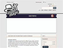 Tablet Screenshot of mushmagic.com